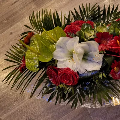 Bouquet Allongé avec bulle d’eau